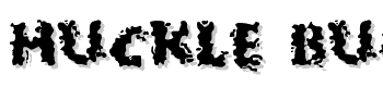 Huckle-Buff font